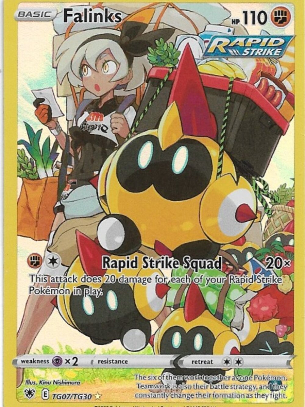 Pokemon Falinks TG07/TG30 Astral Radiance Trainer Gallery NM